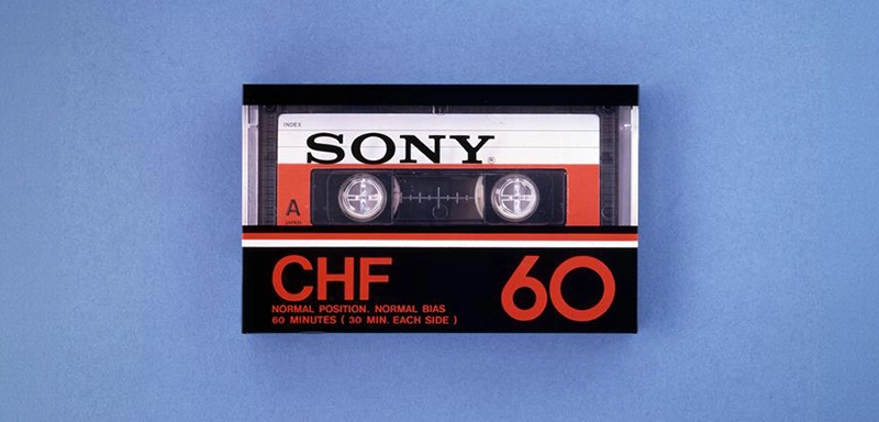Sony 經典錄音卡帶：CHF 90 產品原型