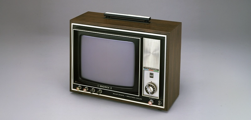 Sony 首款獨家 Trinitron 彩色電視：KV-1310 產品原型